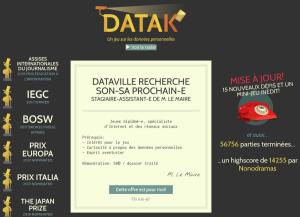 Cover: Datak | le jeu pour maîtriser ses données personnelles