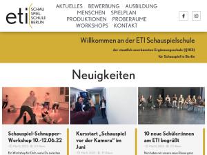 Cover: ETI Schauspielschule Berlin 