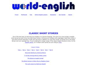 Cover: Classic short stories 