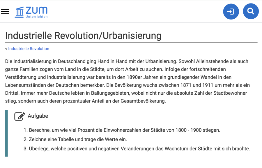 Cover: Industrielle Revolution/Urbanisierung