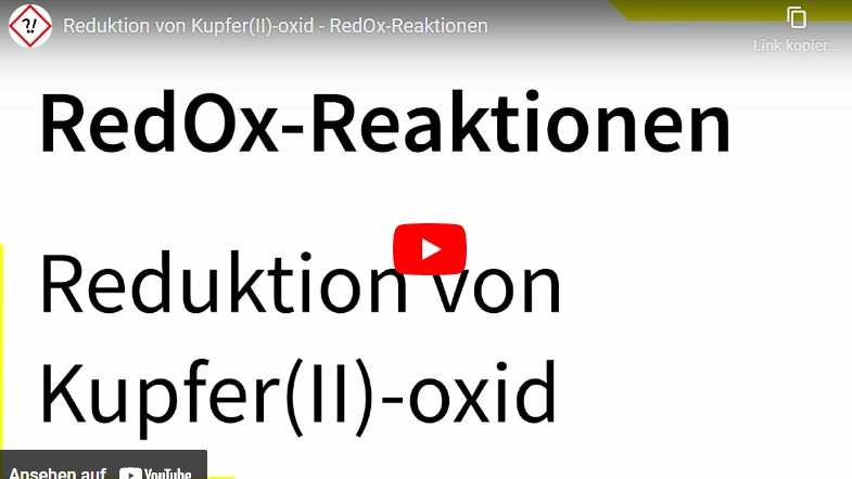 Cover: Reduktion von Kupfer(II)-oxid - RedOx-Reaktionen