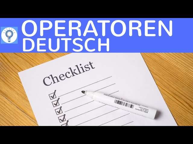 Cover: Operatoren für Deutsch Oberstufe & Abitur - Die solltest du kennen! Einfach erklärt