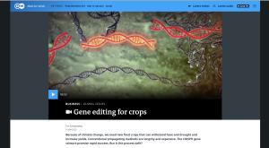 Cover: Gene editing for crops 