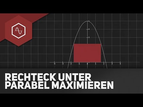 Cover: Extremwertaufgaben - Rechteck unter einer Parabel maximieren ● Gehe auf SIMPLECLUB.DE/GO - YouTube