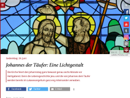 Cover: Das ist Johannes der Täufer - katholisch.de