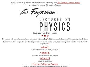 Cover: The Feynman Lectures on Physics