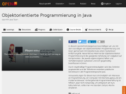 Cover: Objektorientierte Programmierung in Java | openHPI
