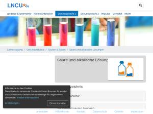 Cover: Saure und alkalische Lösungen | LNCU