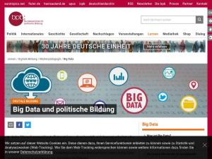Cover: Big Data und politische Bildung