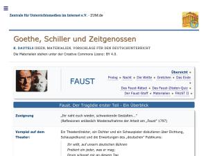 Cover: Faust - K. Dautel: Goethe, Schiller und Zeitgenossen
