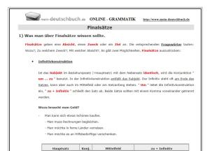 Cover: Finalsätze | Erklärung | mein-deutschbuch.de
