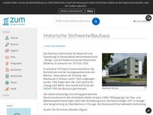 Cover: Historische Stichworte/Bauhaus