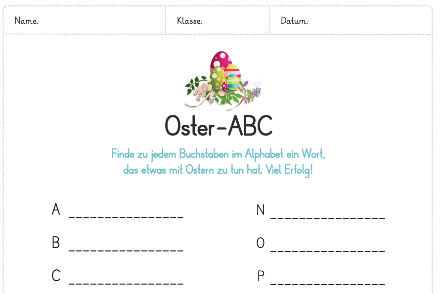 Cover: Oster-ABC