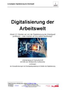 Cover: Digitalisierung der Arbeitswelt