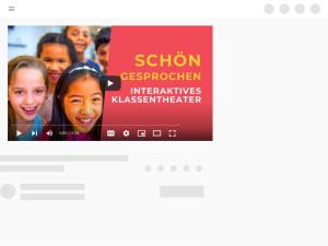 Cover: Schön gesprochen - interaktives Klassentheater