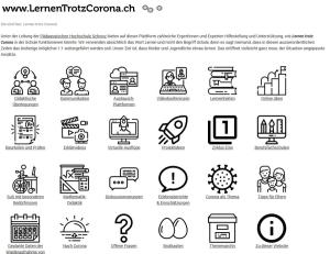Cover: Lernen trotz Corona | pädagogische hochschule schwyz