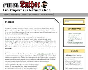 Cover: Pixel Luther – das Projekt – Ein Schulprojekt zur Reformation