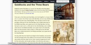Cover: Goldilocks and the Three Bears