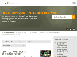 Cover: Trickfilmprojekt: Peter und der Wolf - Trickfilmprojekt: Peter und der Wolf