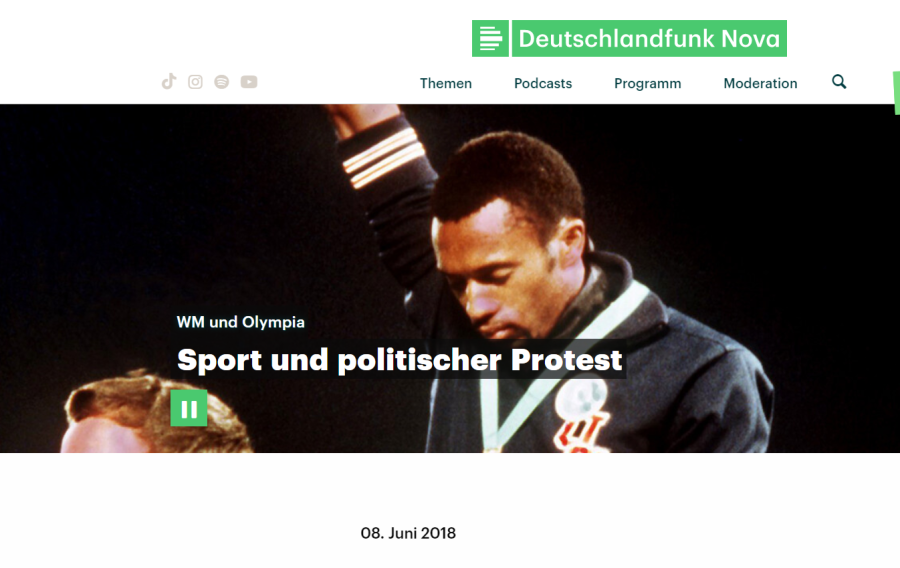 Cover: Sport und politischer Protest