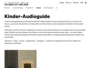 Cover: Kinder-Audioguide-Sammlung | Clemens Sels Museum Neuss