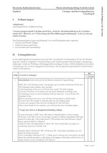 Cover: Hessisches Kultusministerium Musterabschlussprüfung Fachoberschule Englisch Thema und Aufgabenstellung