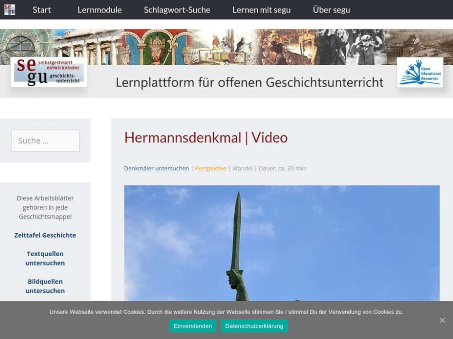 Cover: Hermannsdenkmal | Video | segu