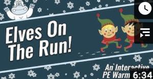 Cover: Christmas PE Games: Elves On The Run 