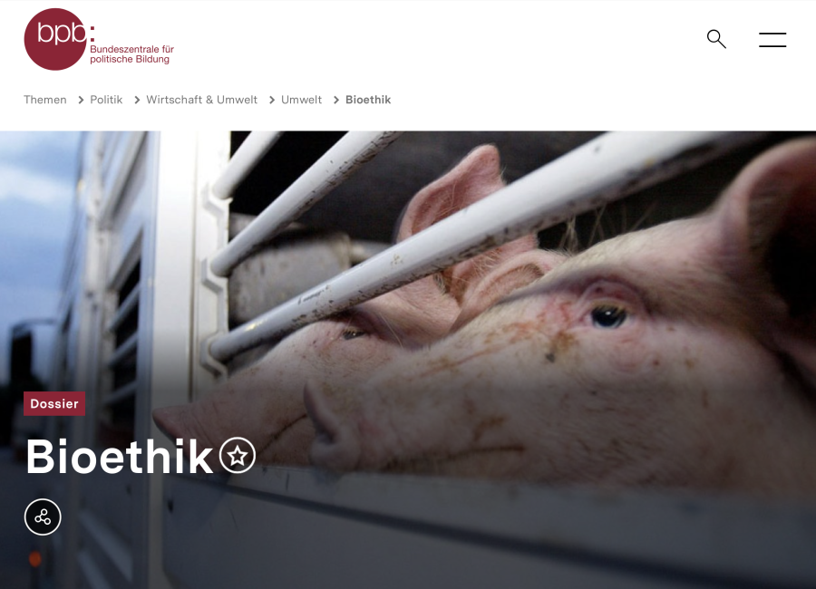 Cover: Dossier Bioethik | bpb.de