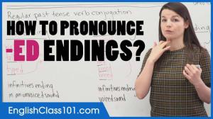 Cover: -t, -d or -id? | Past Tense -ED verb endings | English Pronunciation