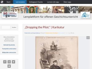 Cover: Dropping the Pilot - Karikatur Bismarck