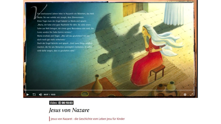 Cover: Jesus von Nazaret - die Geschichte vom Leben Jesu für Kinder