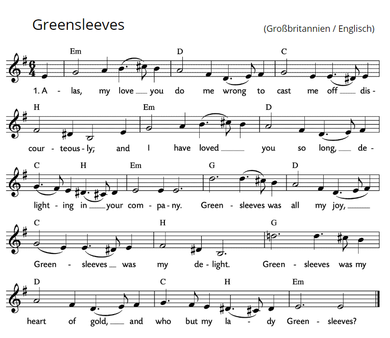 Cover: Greensleeves