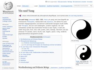 Cover: Yin und Yang | Wikipedia