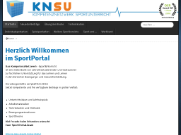 Cover: Kompetenznetzwerk Sportunterricht - knsu.de