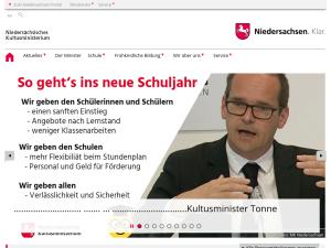 Cover: Kultusministerium Niedersachsen - Informationen für Schulen
