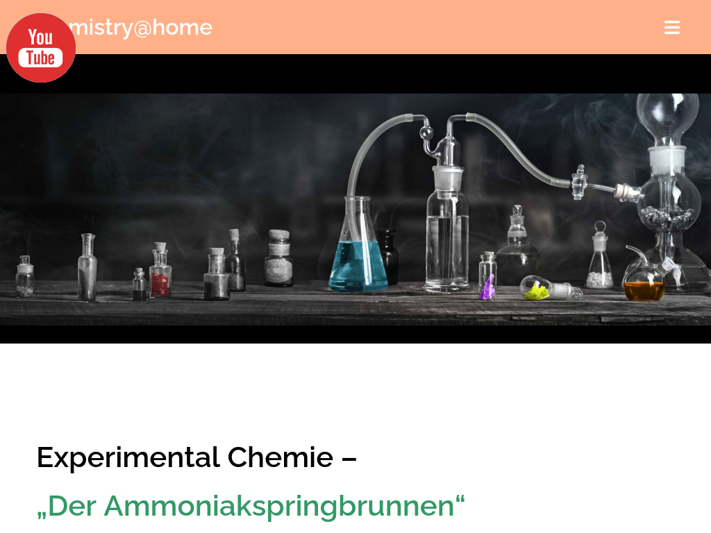 Cover: Der Ammoniakspringbrunnen
