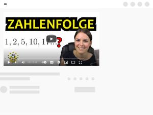 Cover: ZAHLENFOLGE fortsetzen einfach erklärt – Beispiele für Zahlenreihen 5. Klasse - YouTube
