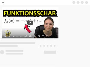 Cover: FUNKTIONSSCHAR gemeinsame Punkte – Kurvenschar, Funktionenschar - YouTube