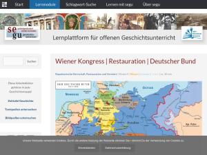 Cover: Wiener Kongress - Restauration - Deutscher Bund