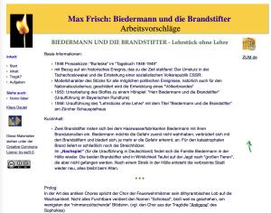 Cover: Max Frisch: Biedermann und die Brandstifter - Arbeitsvorschläge