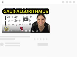 Cover: GAUß ALGORITHMUS einfach erklärt – lineare Gleichungssysteme lösen - YouTube
