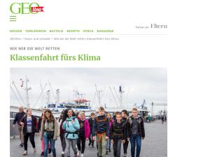 Cover: Klassenfahrt fuer`s Klima