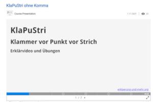 Cover: KlaPuStri ohne Komma | ZUM-Apps