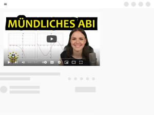 Cover: MÜNDLICHES ABITUR Mathe Analysis – Mündliche Prüfung, Abiturprüfung Simulation - YouTube