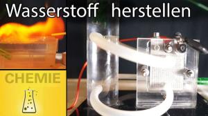 Cover: Wasserstoff mit einem Elektrolyseur herstellen