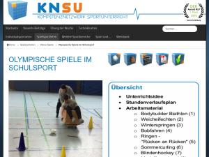 Cover: Olympische Spiele im Schulsport - KNSU