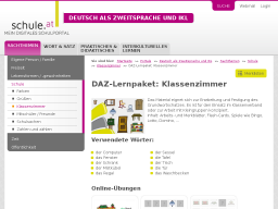 Cover: DAZ-Lernpaket - Klassenzimmer | Schule.at