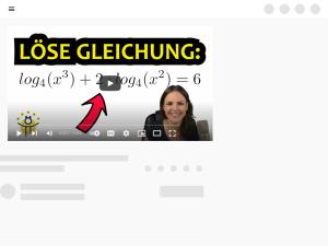 Cover: Logarithmengleichung lösen – LOGARITHMUS Gleichung nach x auflösen - YouTube