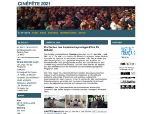 Cover: CINÉFÊTE  - Ein Festival des französischsprachigen Films für Schulen